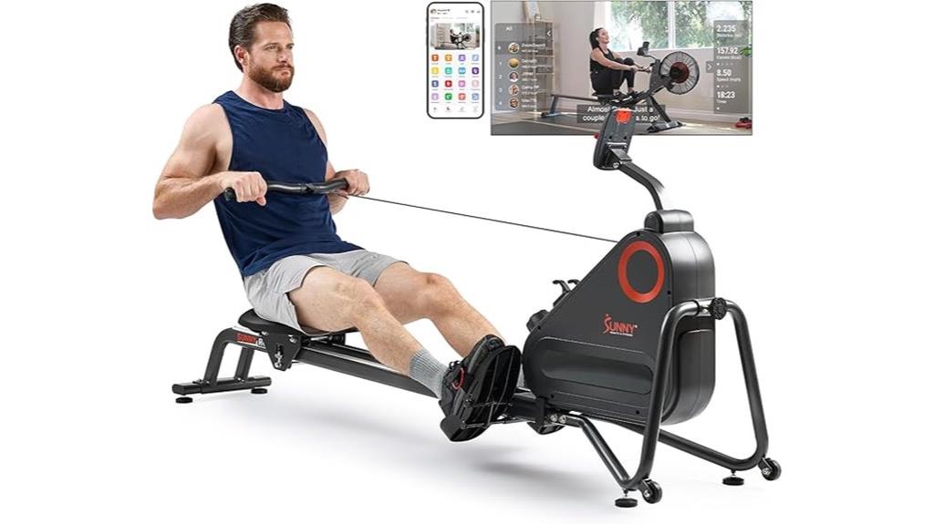 magnetic rowing home machine