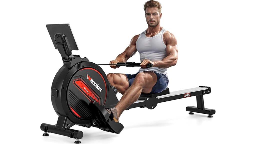 magnetic rowing machine