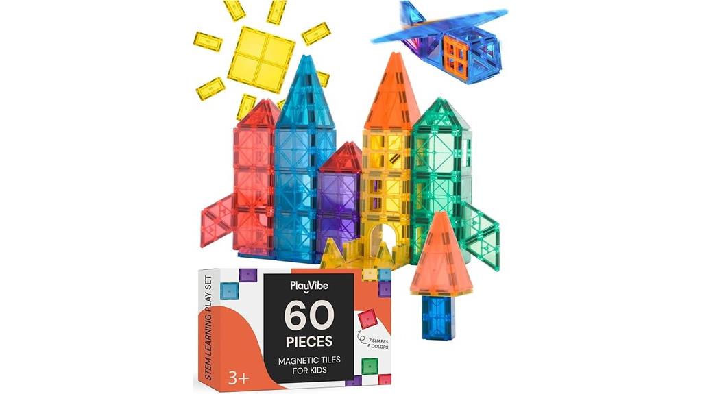 magnetic tiles building set