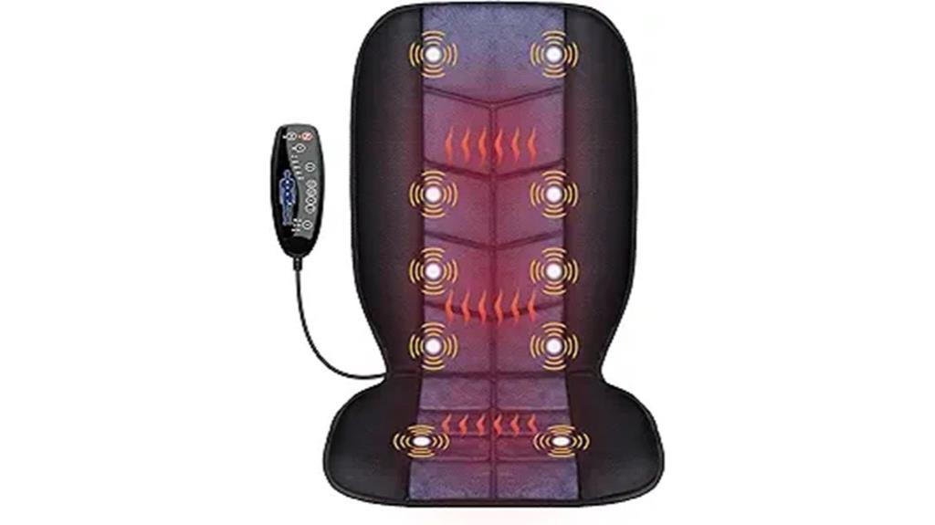 massage chair pad with heat
