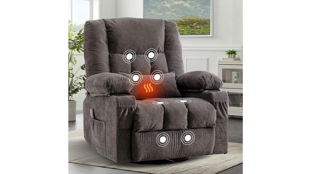 massage heating recliner
