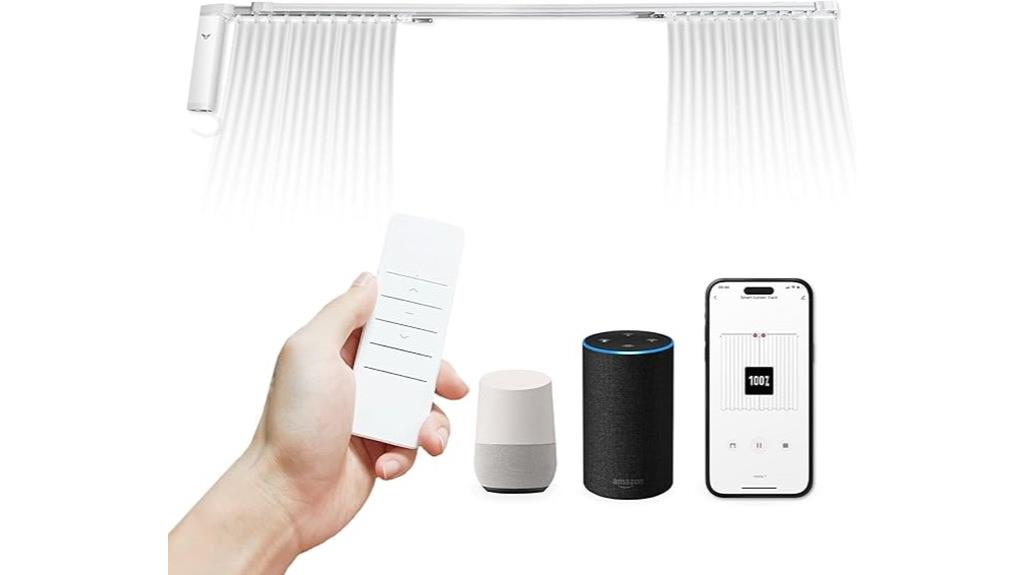 motorized curtain track system