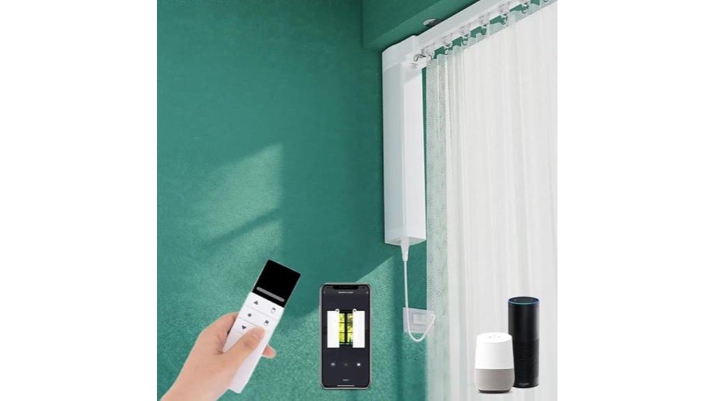 motorized wifi curtain track