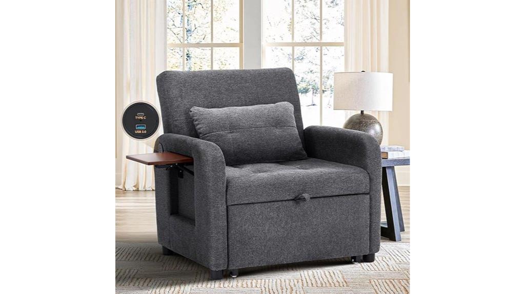 multifunctional convertible sleeper chair