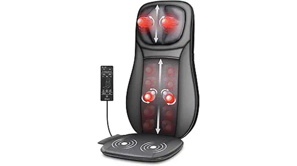 neck and back heat massager
