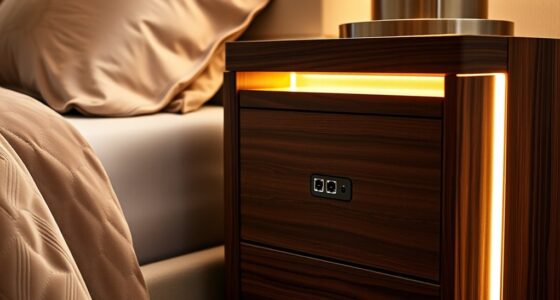 nightstands with lighting
