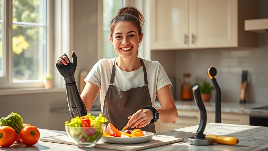 one handed cooking aids