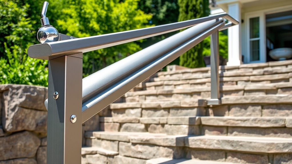 outdoor aluminum handrail considerations
