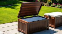outdoor storage benches durability