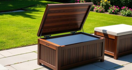 outdoor storage benches durability