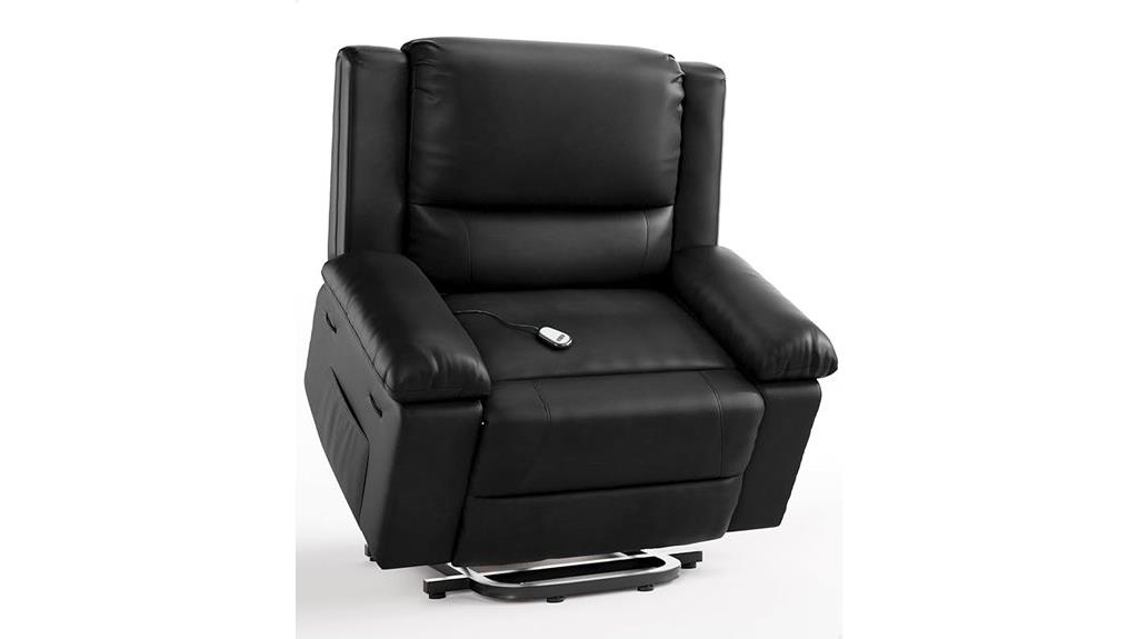 oversized recliner with heat