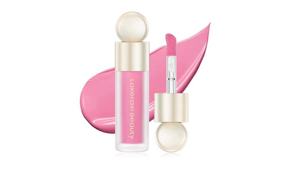 pink matte dewy cheek blush