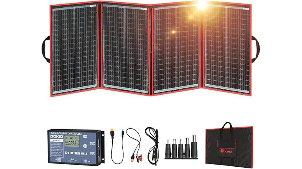 portable 200w foldable solar