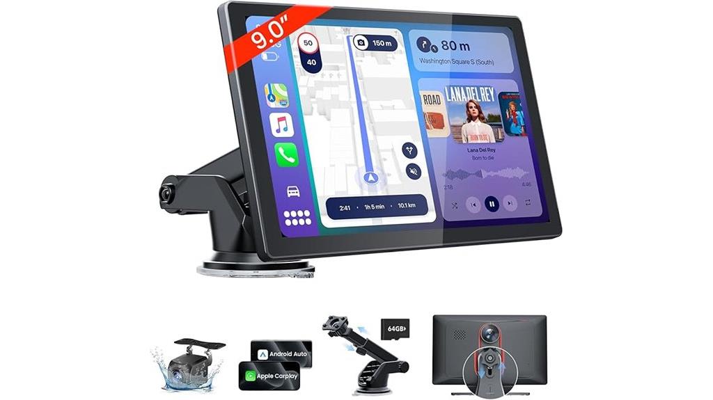 portable 4k car screen