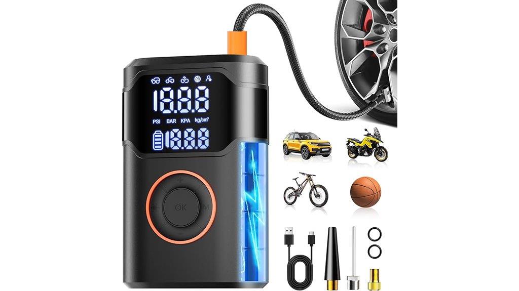 portable digital air pump
