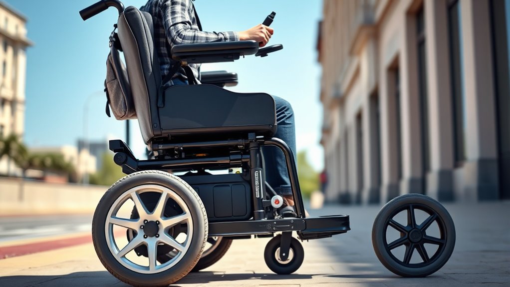 portable durable travel wheelchair