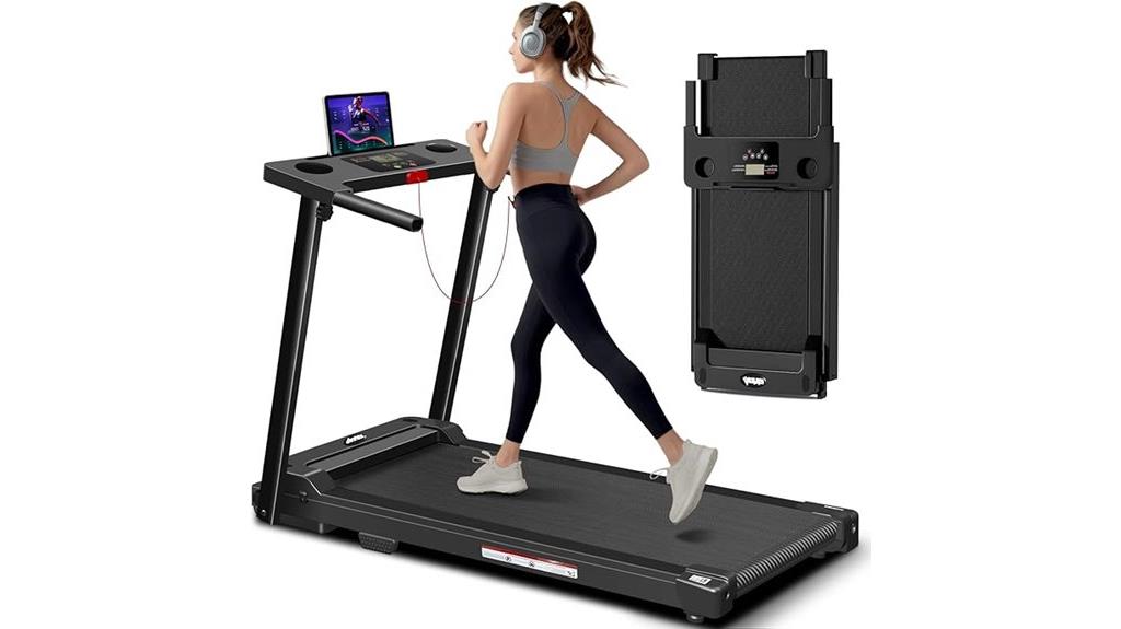 portable foldable home treadmill