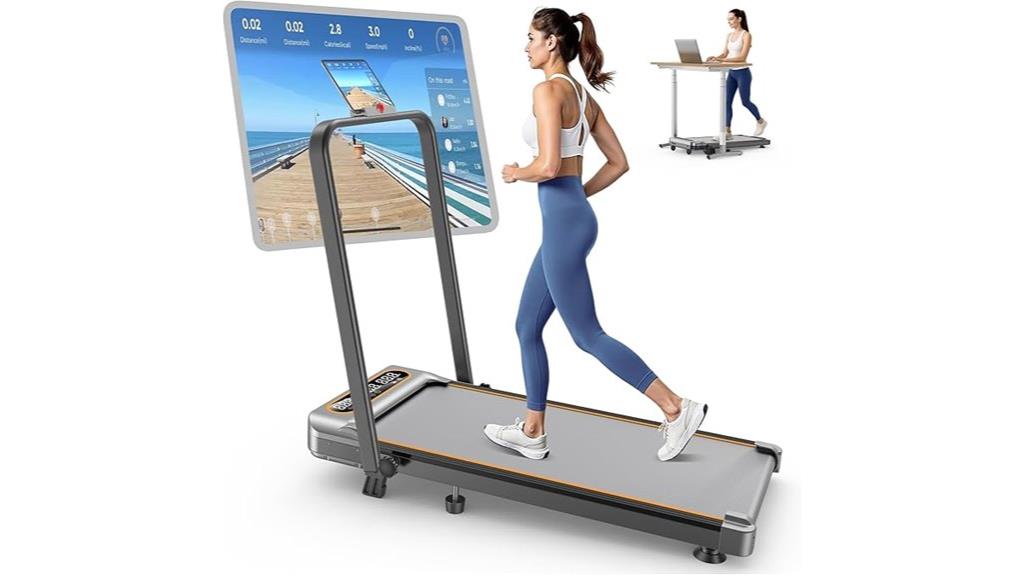 portable foldable treadmill