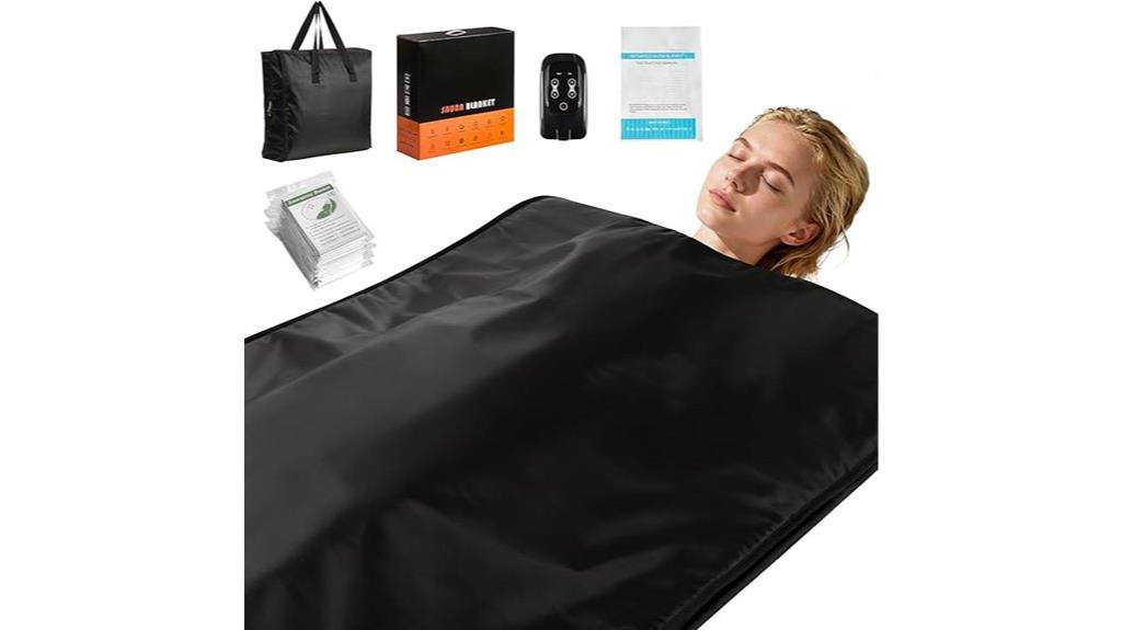 portable home sauna blanket