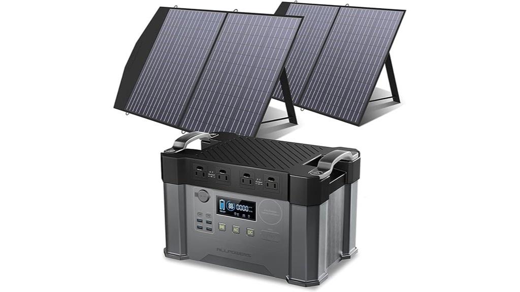 portable solar power system