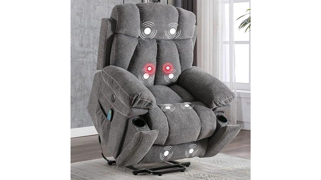power lift recliner with massage