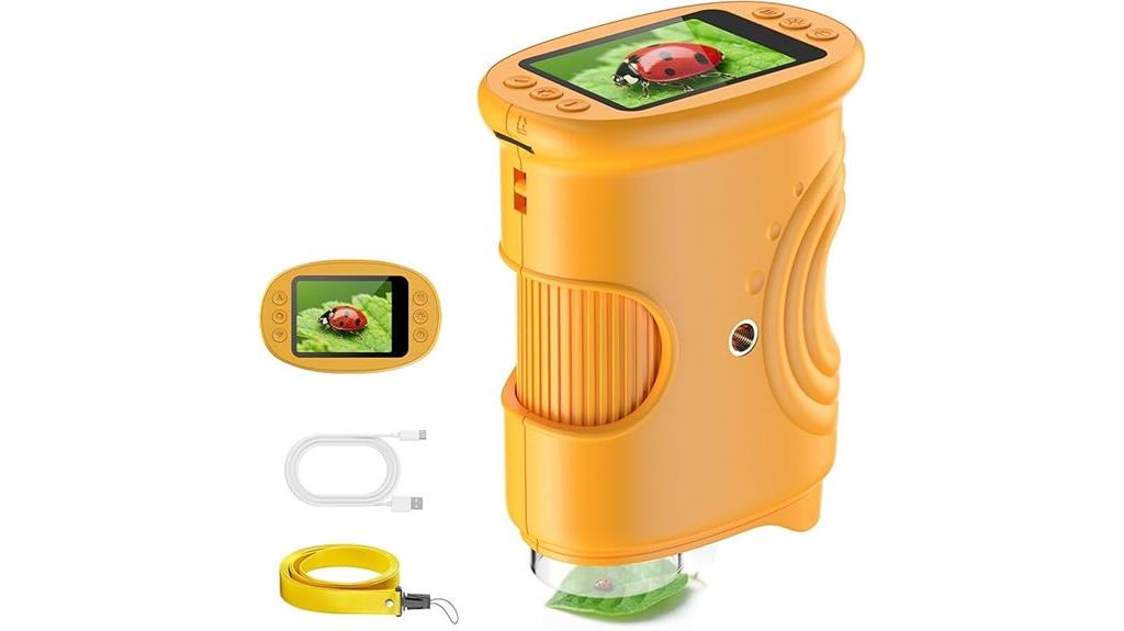 powerful portable kids microscope