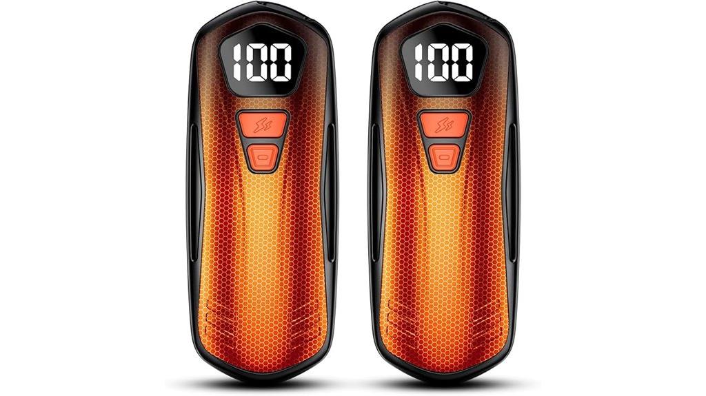 rechargeable dual hand warmers