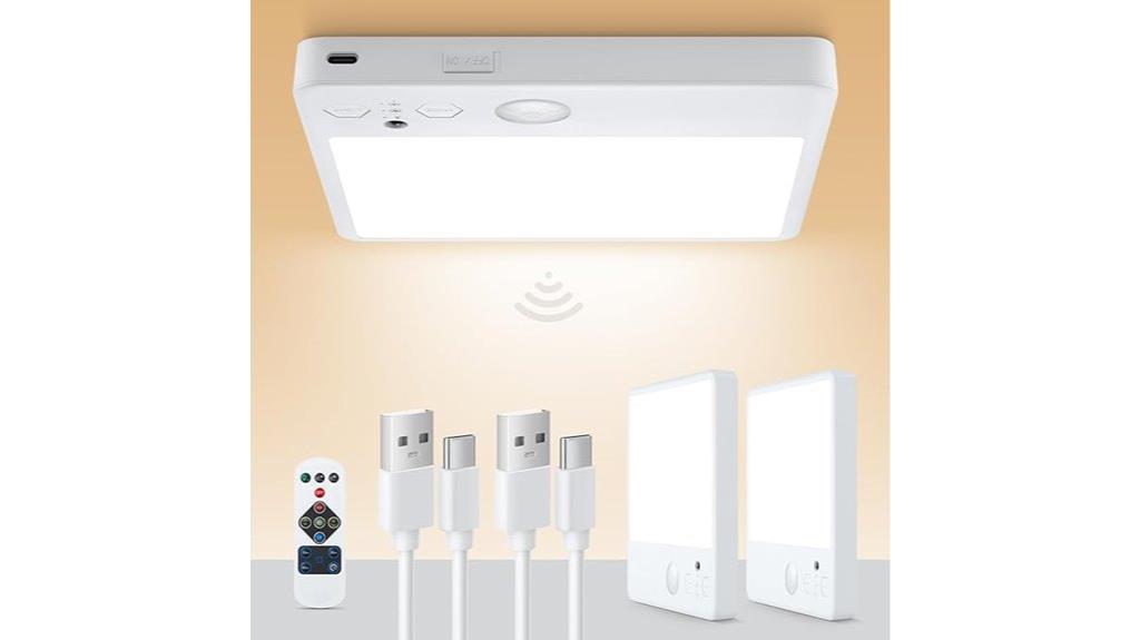 rechargeable motion sensor light