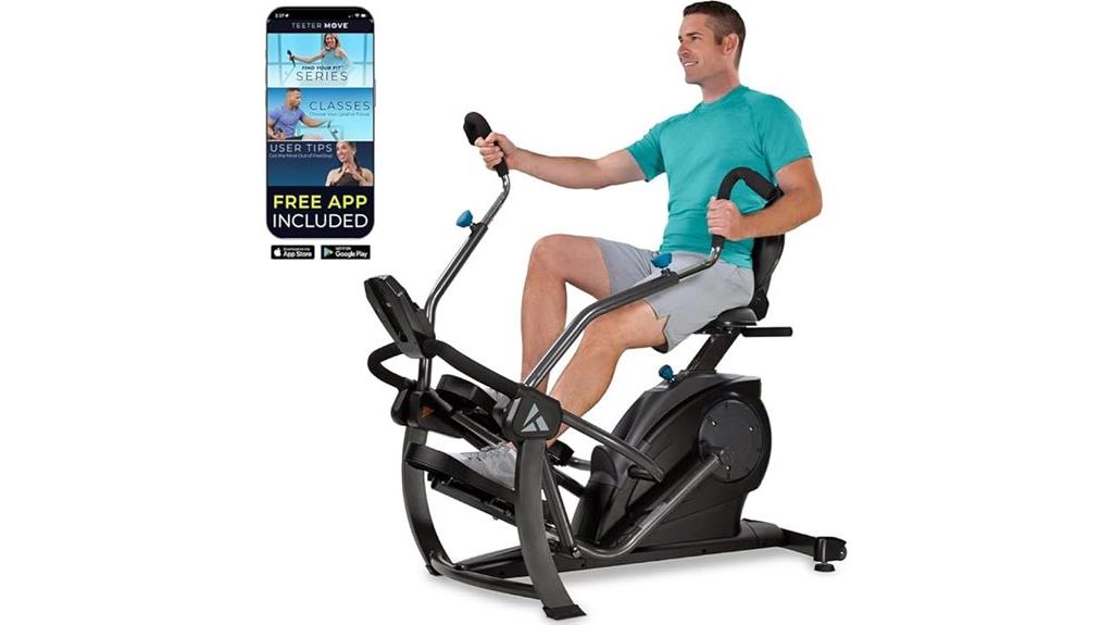 recumbent cross trainer
