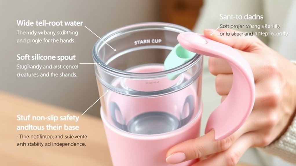 safe comfortable drinking cup