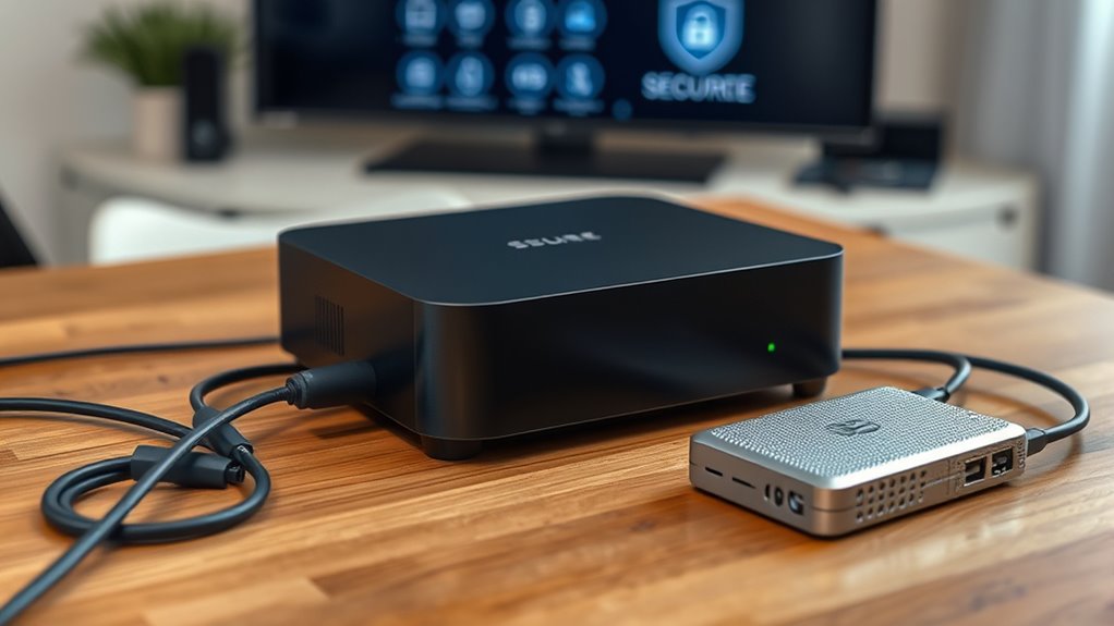 secure local storage hubs