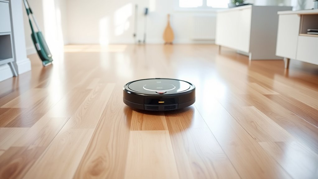 self emptying multi floor cleaning