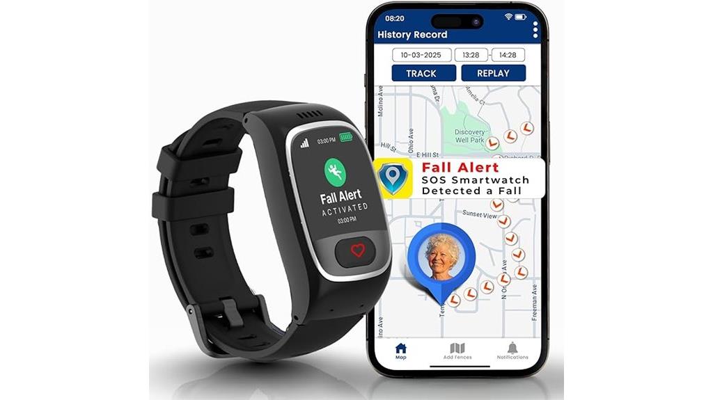 senior fall safety device