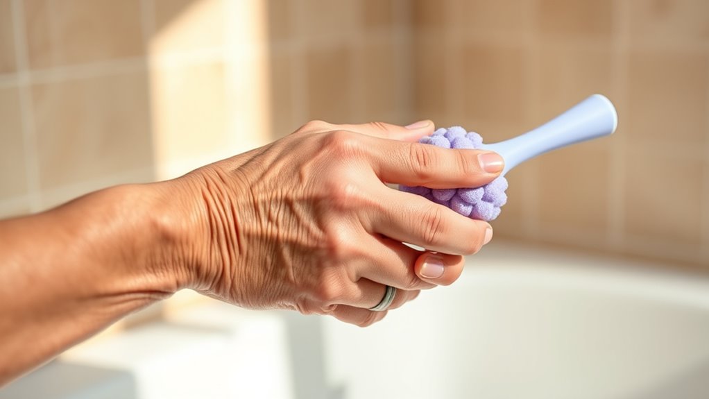 senior friendly bath sponges