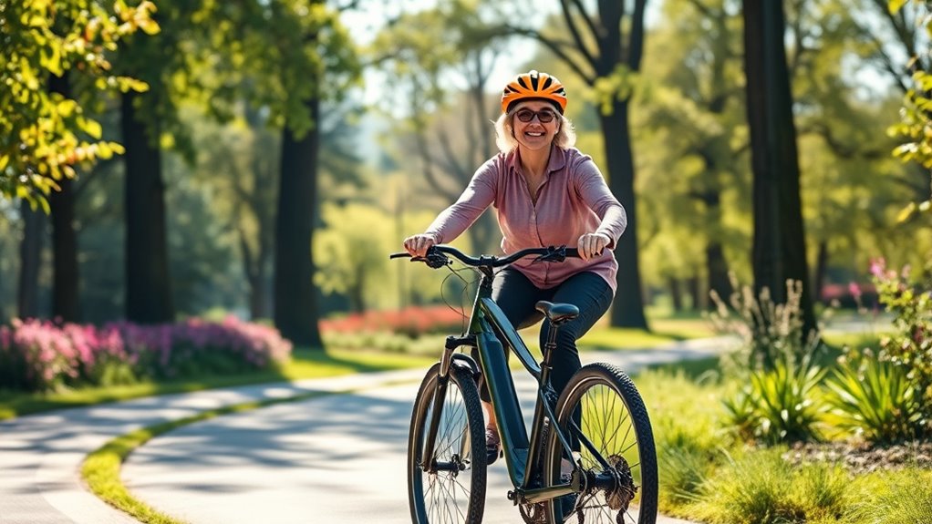 senior friendly electric step through bikes