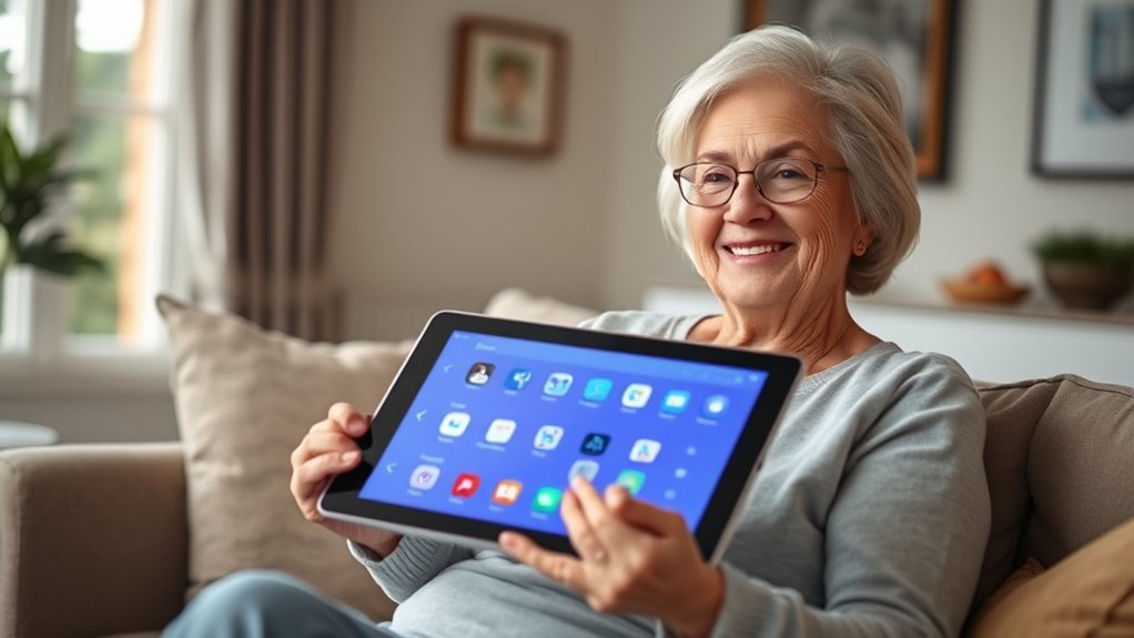 senior friendly large tablets