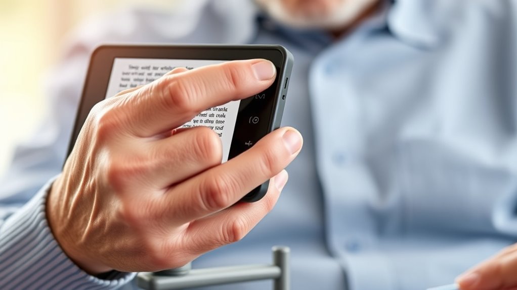 senior friendly magnifier features