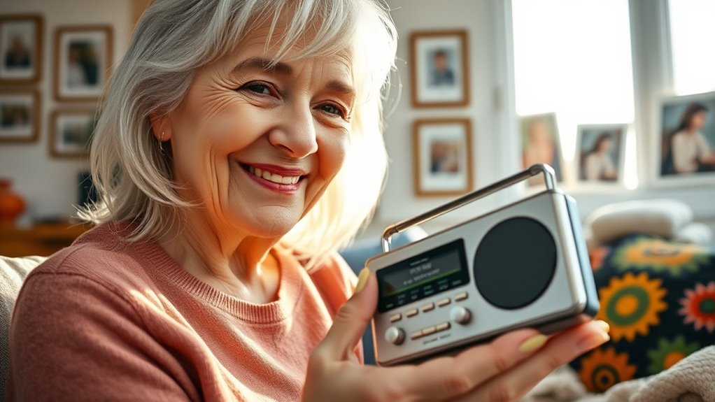 senior friendly music players