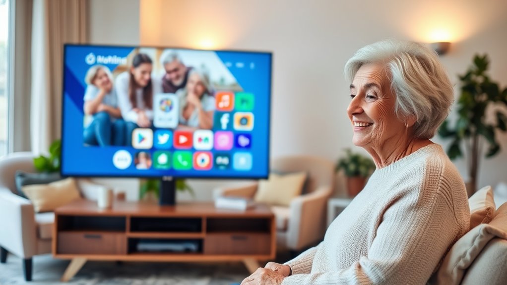 senior friendly video monitor options