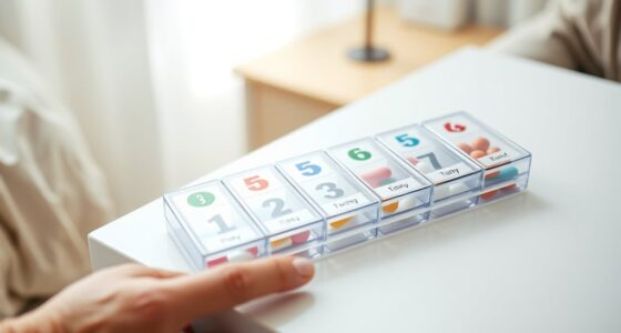 senior friendly weekly pill organizers