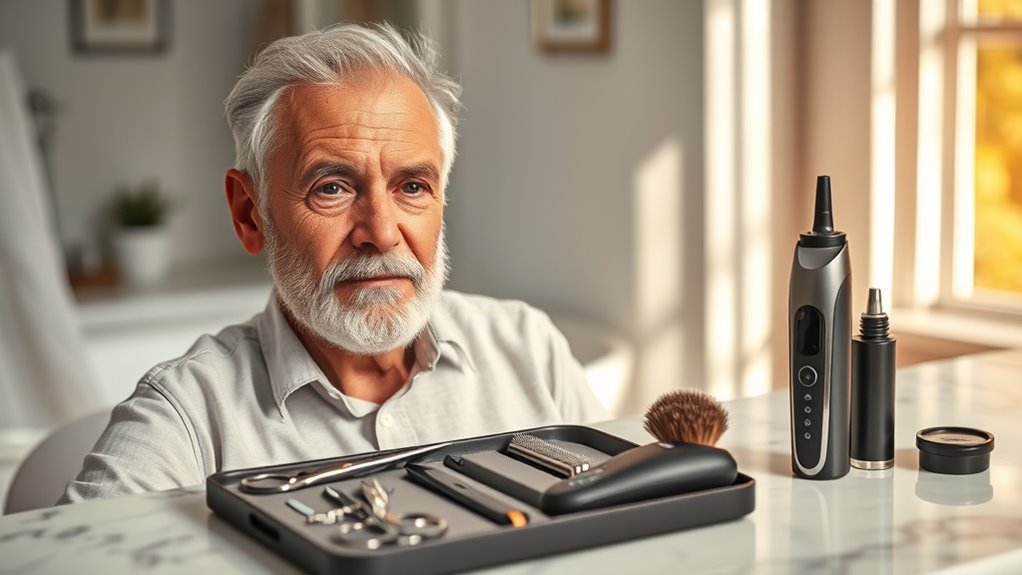 senior grooming kit options