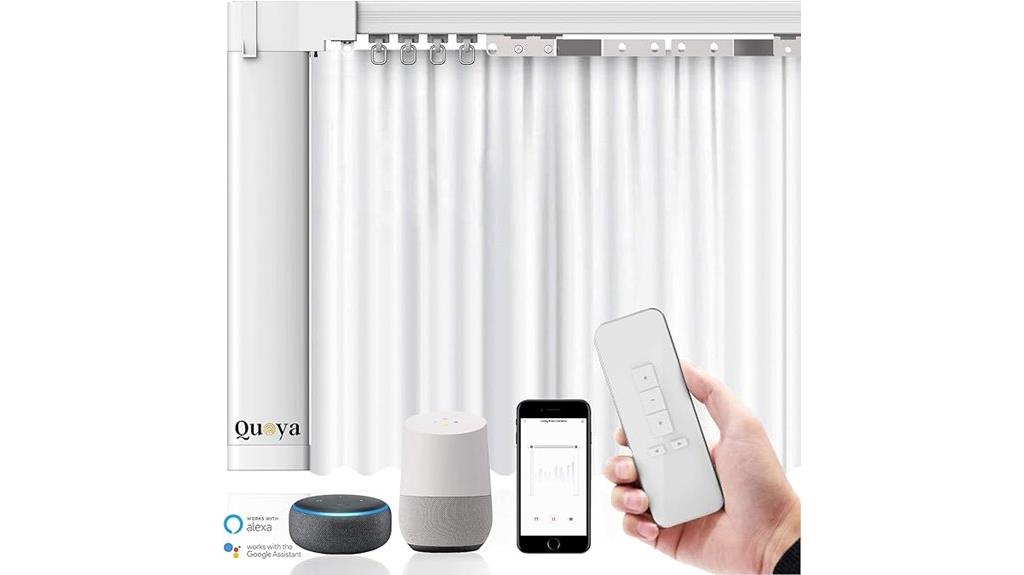 smart electric curtain track