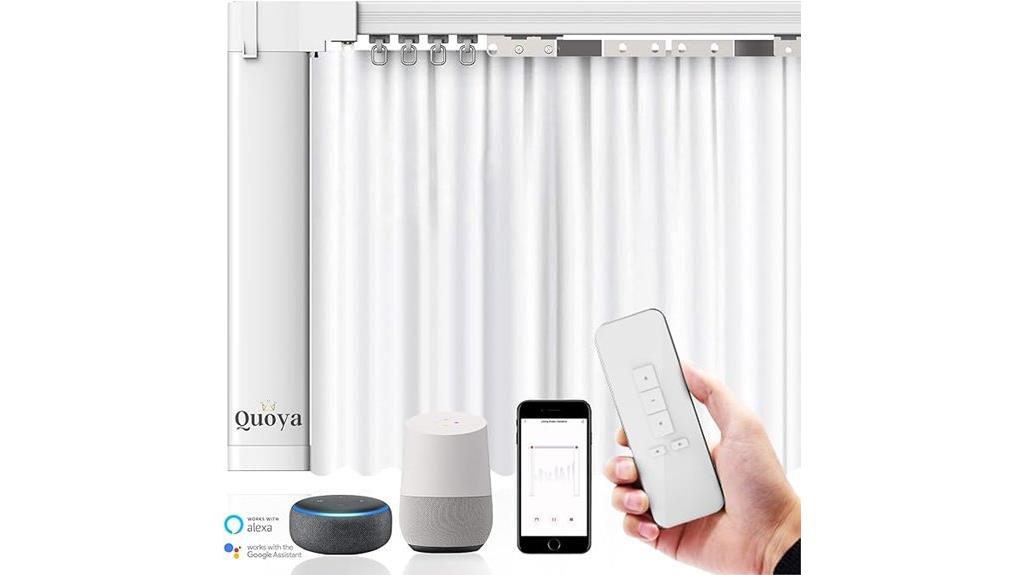 smart electric curtain track