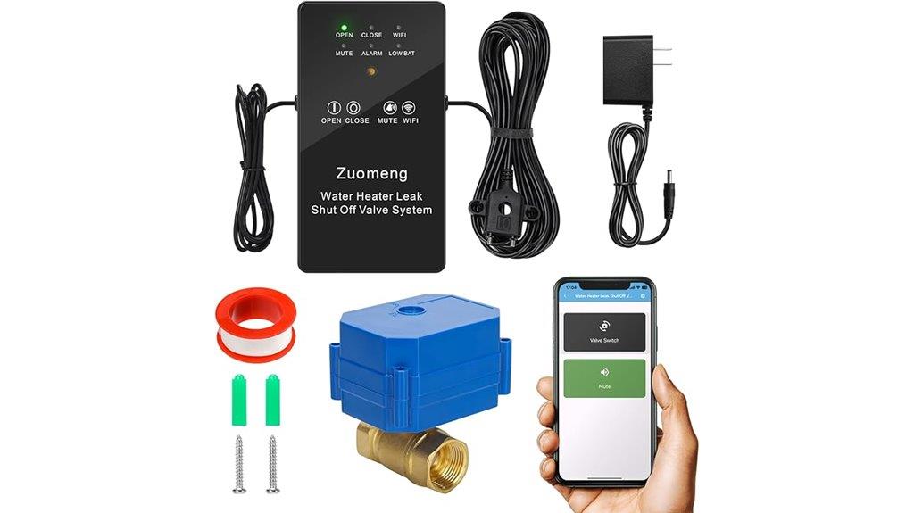 smart water heater valve