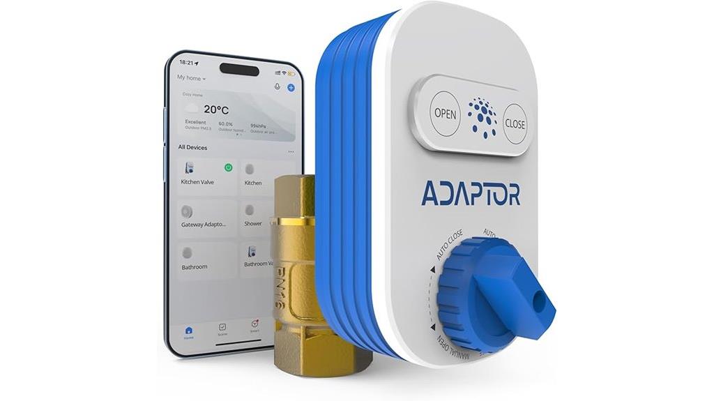 smart zigbee water valve