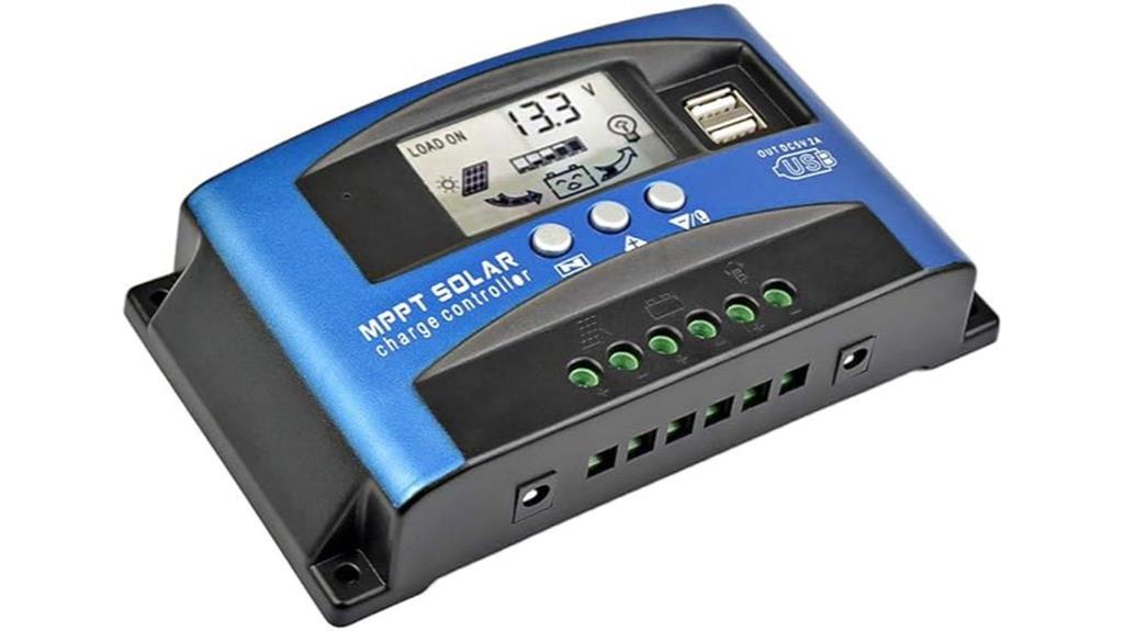 solar charge controller lcd