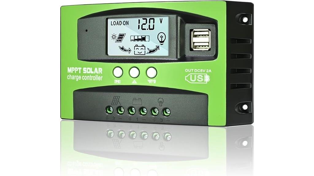solar charge controller lcd