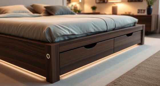 stylish storage bed frames