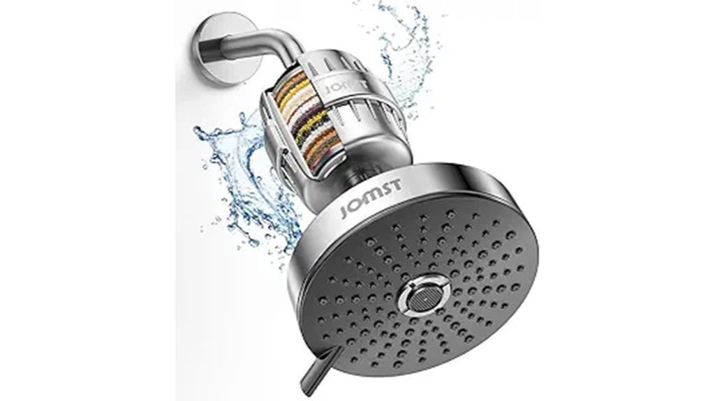 three gear filtration shower