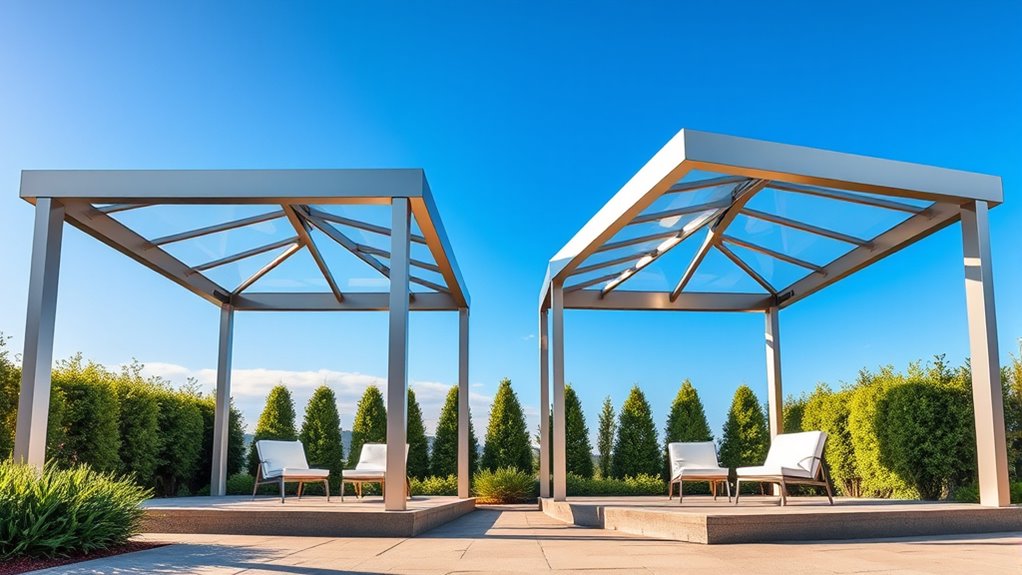 top aluminum gazebo kits